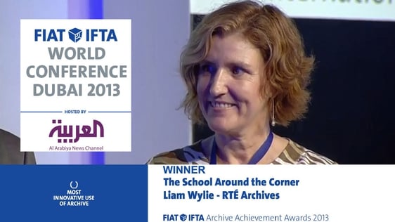 Bríd Dooley, Head of RTÉ Archives, at the FIAT/IFTA World Conference in Dubai (2013)