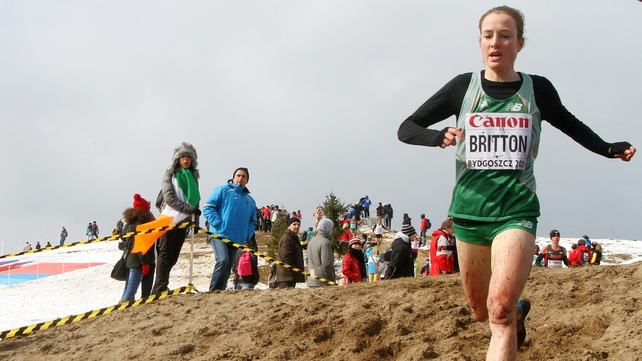 Britton, seen here in Poland in March, is now assured of qualification for European Championships in Belgrade