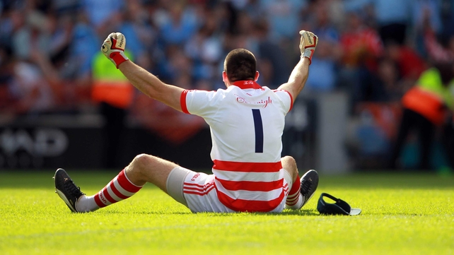 Alan Quirke celebrates the 2010 All-Ireland semi-final victory over Dublin