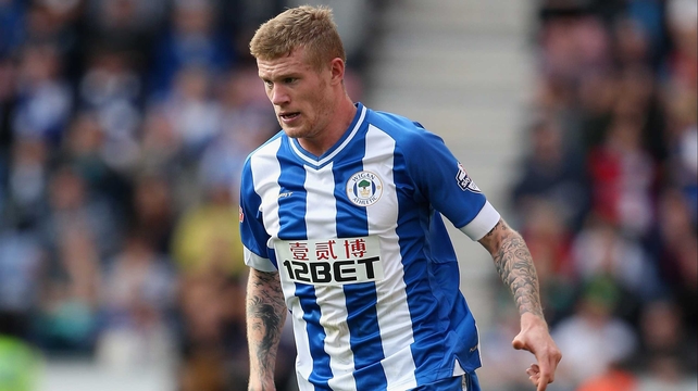 Owen Coyle revealed James McClean suffered dead leg