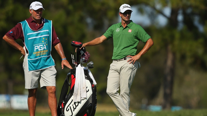 Adam Scott is two clear at the half-way point