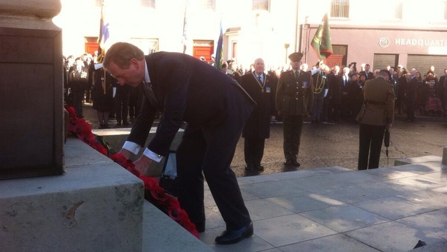 Taoiseach Enda Kenny laid a wreath at the War Memorial in Enniskillen (Pic: Merrionstreet.ie) Taoiseach Enda Kenny laid a wreath at the War Memorial in Enniskillen (Pic: Merrionstreet.ie)
