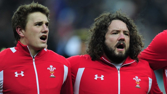 Jonathan Davies (l) may be out for four months