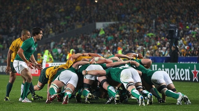 Ireland's scrum was a key element of their win over Australia in 2011