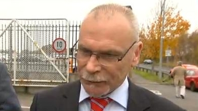 Arthur Hall, of the TEEU, said the dispute has been ongoing over the past few weeks Arthur Hall, of the TEEU, said the dispute has been ongoing over the past few weeks