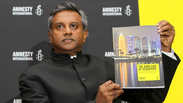 Amnesty's Secretary General Salil Shetty said the exploitation of workers is inexcusable Amnesty's Secretary General Salil Shetty said the exploitation of workers is inexcusable