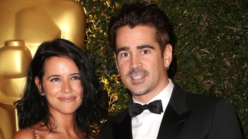 Claudine Farrell with younger brother Colin pictured at this weekend's Oscars Governor Awards in Los Angeles