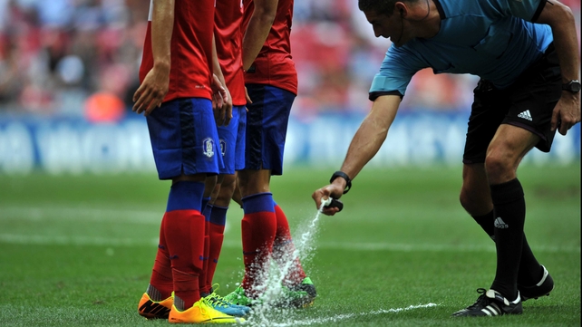 The vanishing spray has been a big success in South America and in underage competitions