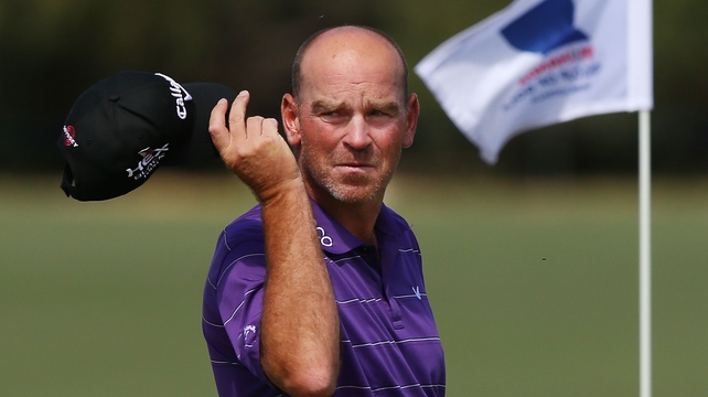 Thomas Bjorn carded five-under-par round of 66