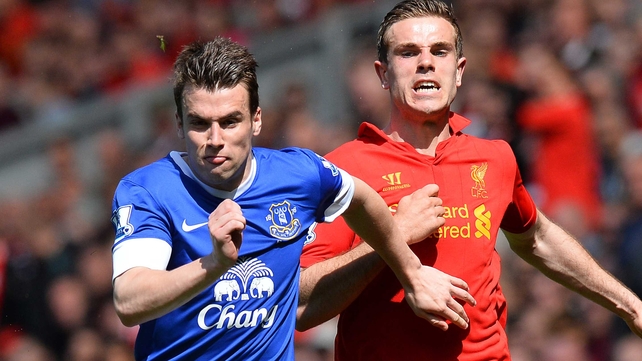 Everton's Seamus Coleman is in line to face Liverpool in the Merseyside derby