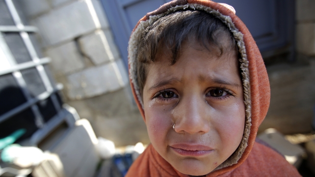 The report reveals a huge number of child victims in the Syrian war The report reveals a huge number of child victims in the Syrian war