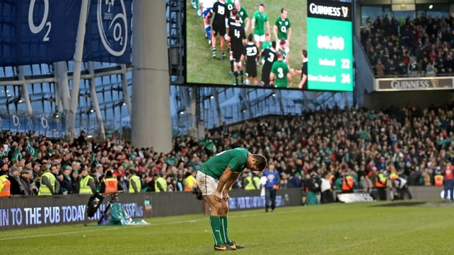Rob Kearney scored a first-half try against the All Blacks