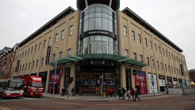 The car bomb was left outside the Victoria Square shopping centre The car bomb was left outside the Victoria Square shopping centre