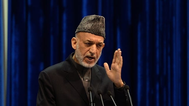 Mr Karzai has said he would not sign the agreement until after a presidential election due next April Mr Karzai has said he would not sign the agreement until after a presidential election due next April