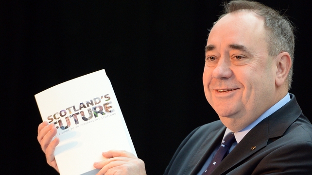 Alex Salmond said tax rates would not increase if Scotland left the union Alex Salmond said tax rates would not increase if Scotland left the union