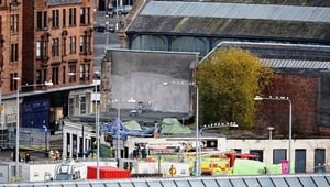 Witnesses said the helicopter came down 'like a stone' from the sky and hit the roof of 'The Clutha' at 10.25pm yesterday Witnesses said the helicopter came down 'like a stone' from the sky and hit the roof of 'The Clutha' at 10.25pm yesterday