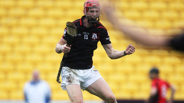 Denis Murphy celebrating yesterday in Nowlan Park