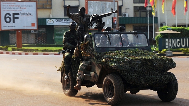 The former French colony has slipped into chaos since mainly Muslim rebels seized power in March The former French colony has slipped into chaos since mainly Muslim rebels seized power in March