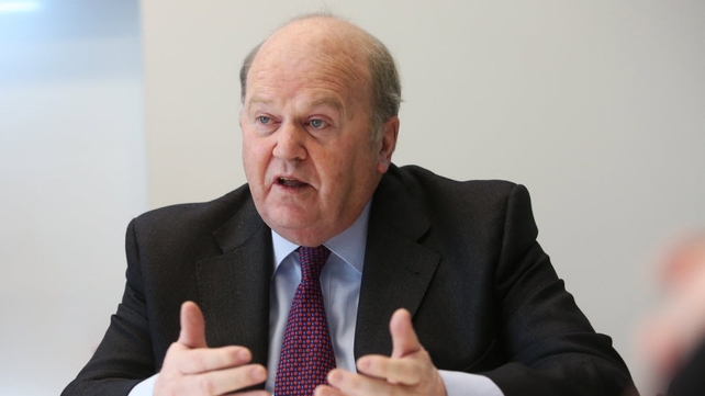 Finance Minister Michael Noonan was speaking at a Bloomberg event in London today Finance Minister Michael Noonan was speaking at a Bloomberg event in London today