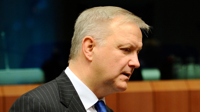 Olli Rehn said there would be two missions annually of visiting economists Olli Rehn said there would be two missions annually of visiting economists
