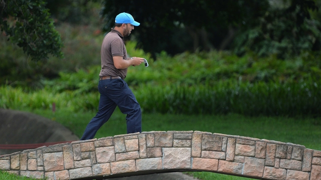 Francois Calmels is one shot off the lead in South Africa