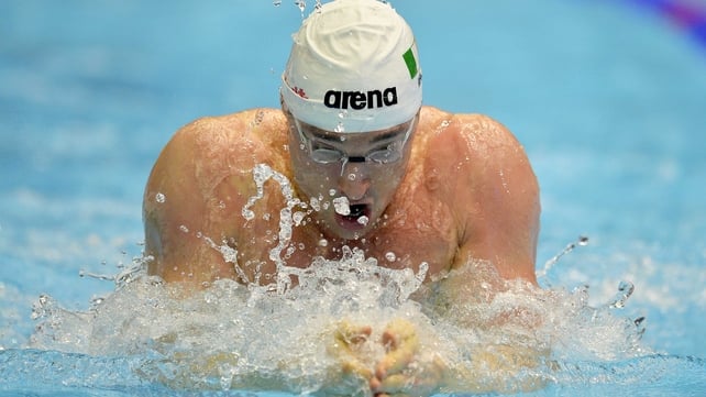 Barry Murphy finished nearly a second out on his personal best