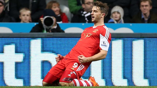 Jay Rodriguez ensured Southampton took a point on Tyneside