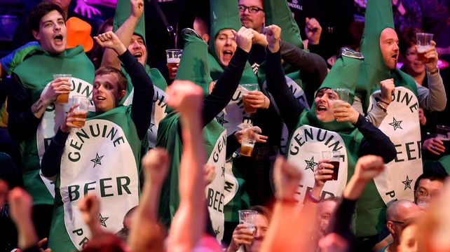 Darts fans were treated to two nine-dart finishes at the Alexandra Palace