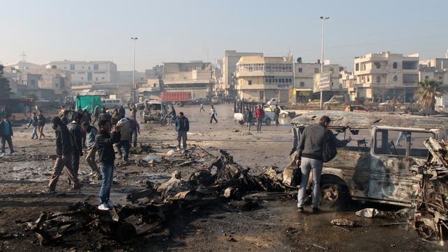 Barrel bombs are explosive-filled cylinders or oil barrels and are often rolled out of the back of helicopters with little attempt at striking a particular target Barrel bombs are explosive-filled cylinders or oil barrels and are often rolled out of the back of helicopters with little attempt at striking a particular target
