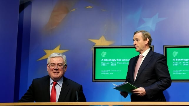 The poll suggests Fine Gael is down three points to 27% and Labour's support has fallen to 8% The poll suggests Fine Gael is down three points to 27% and Labour's support has fallen to 8%