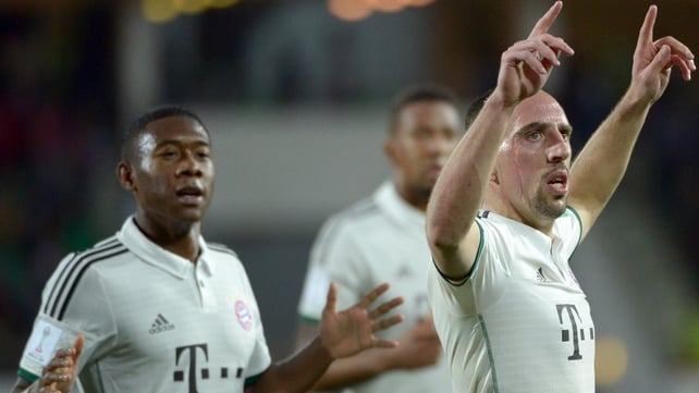 Franck Ribery was on the scoresheet for Bayern Munich
