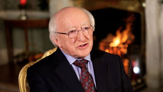Michael D Higgins sent his 'warmest wishes for Christmas and the New Year' Michael D Higgins sent his 'warmest wishes for Christmas and the New Year'