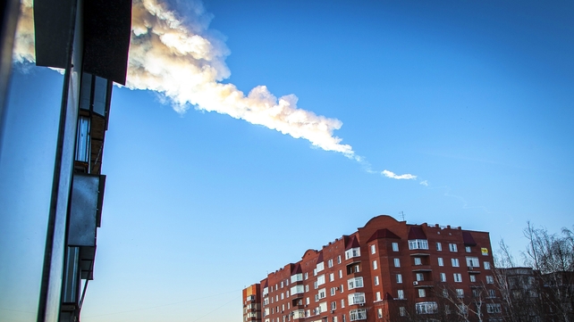 A meteorite caused extensive damage to property in the Russian town of Chelyabinsk in 2013 A meteorite caused extensive damage to property in the Russian town of Chelyabinsk in 2013