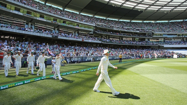 A world record test crowd turned up at the MCG