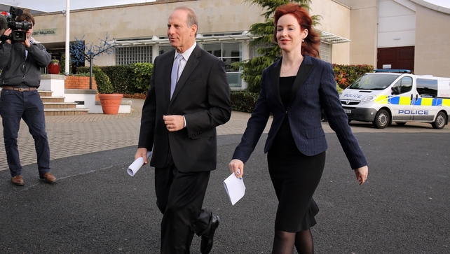 Dr Richard Haass and Prof Meghan O'Sullivan arriving back in Belfast Dr Richard Haass and Prof Meghan O'Sullivan arriving back in Belfast
