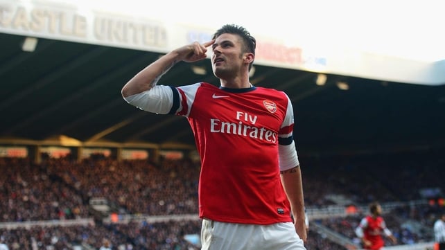 Olivier Giroud ended a barren run in front of goal to give Arsenal a deserved away win