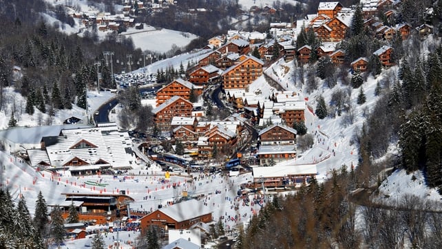 The accident happened in the French ski resort of Meribel