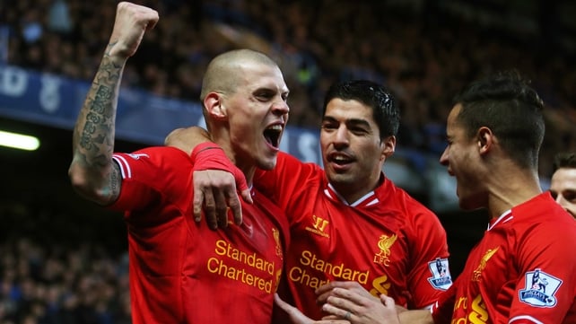 Martin Skrtel was on the mark early on for Liverpool against Chelsea
