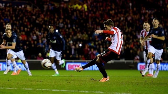 Fabio Borini slotted home Sunderland's winner from the penalty spot
