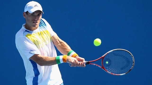 James McGee was beaten in straight sets