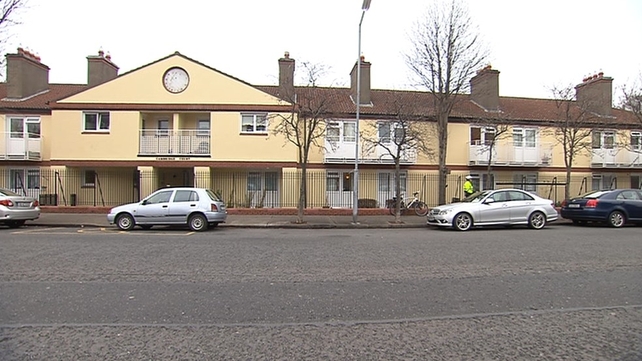 Thomas Horan's body was found in his ground floor apartment at Cambridge Court Thomas Horan's body was found in his ground floor apartment at Cambridge Court