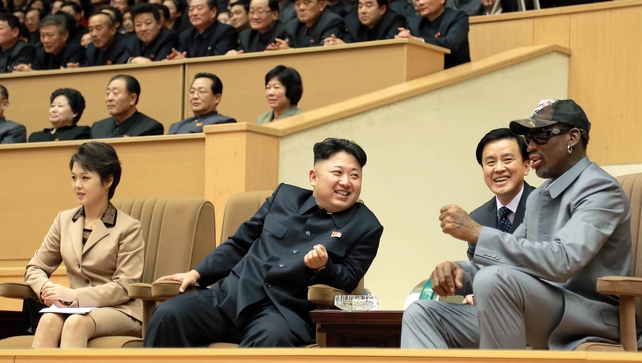Dennis Rodman sang "Happy Birthday" to Kim Jong Un on a trip in January Dennis Rodman sang "Happy Birthday" to Kim Jong Un on a trip in January