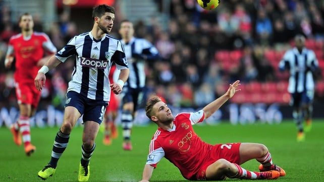 Shane Long couldn't help West Brom avoid defeat at St Mary's