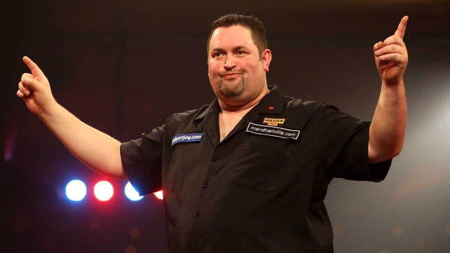 Alan Norris celebrates at the Lakeside