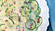 Raw Courgette with a Lemon & Parmesan Salad Raw Courgette with a Lemon & Parmesan Salad