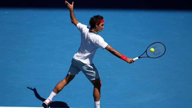 Roger Federer beat wild card James Duckworth