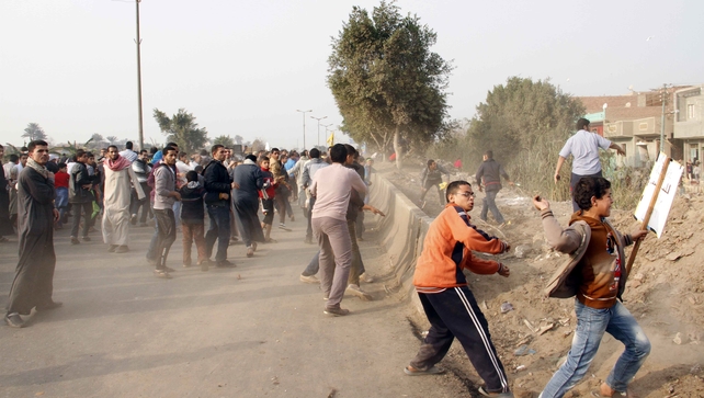 The vote was the first since the military toppled president Mohamed Mursi The vote was the first since the military toppled president Mohamed Mursi