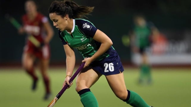 Anna O'Flanagan scored both goals for Ireland