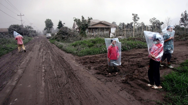 More than 19,000 people have been evacuated from villages in risky areas around Mount Sinabung More than 19,000 people have been evacuated from villages in risky areas around Mount Sinabung