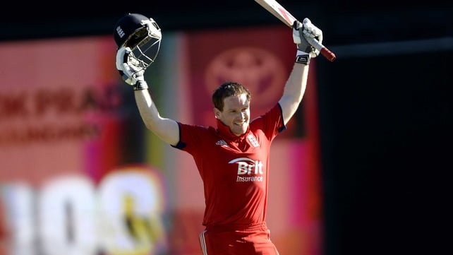 Eoin Morgan struck 106